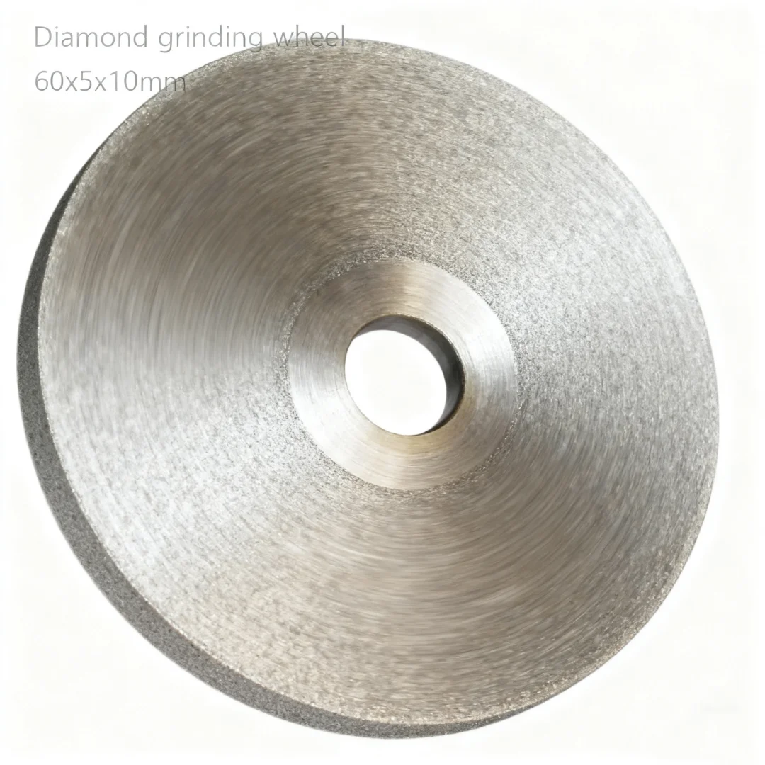 

Гальванический трехсторонний шлифовальный круг из вольфрамового сплава, шлифовальный диск диаметром 60 мм, 10 отверстий для углов