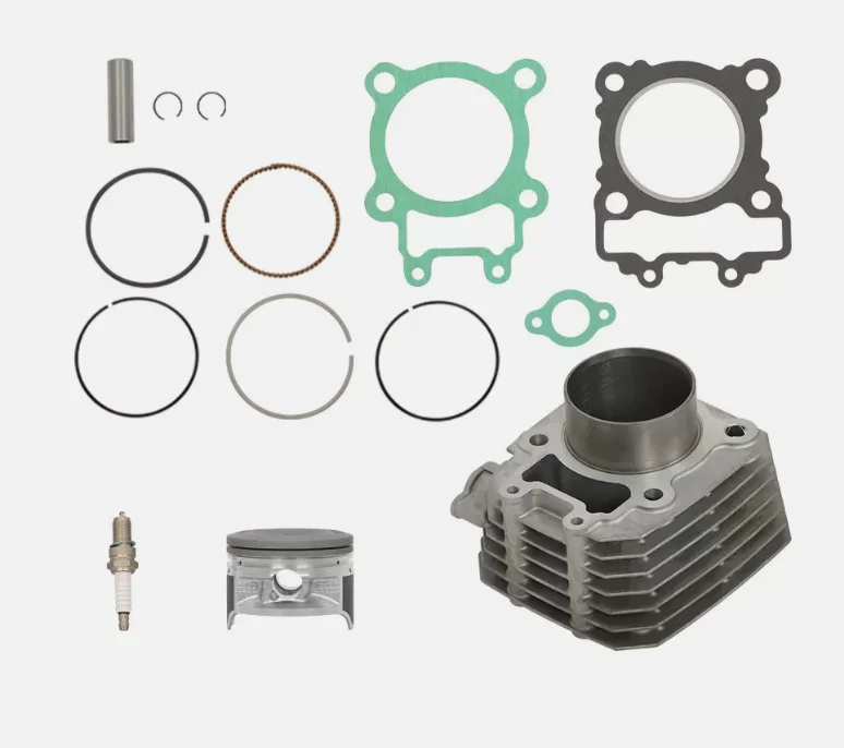 69mm Bore Motorcycle Engine Cylinder Piston Rings Kit Gaskets Set 250CC for Kawasaki Bayou 250 2x4 KLF250 Bayou250 Engine Parts