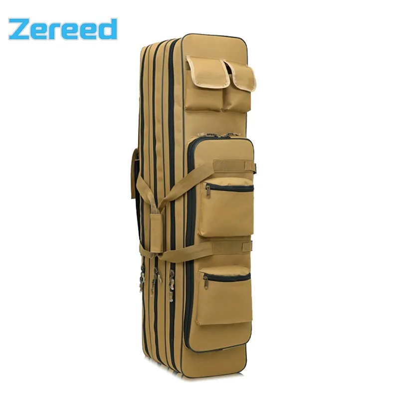 Multifunctional Fishing Rod Bag 3 Layers 80CM-120CM Fishing Tackle Bags Oxford Fishing Reel Gear Storage Bag Waterproof