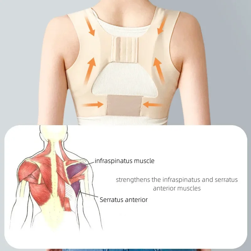 

Adjustable Breathable Back Support Brace Posture Corrector for Women Clavicle Support Shapewear Corset Humpback Correction Belt