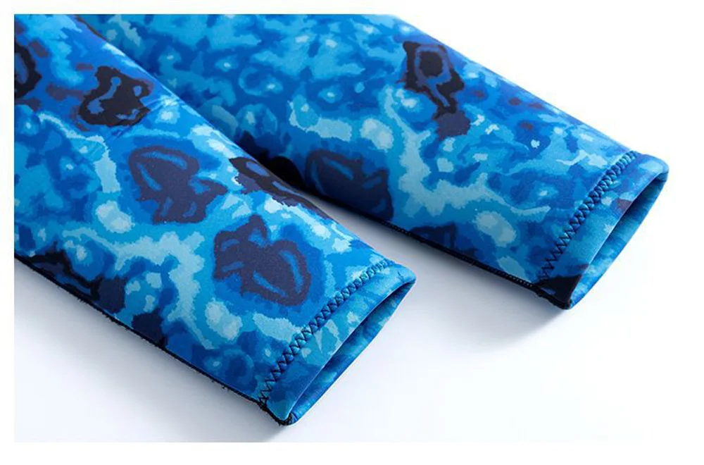 3mm Speerfischen Neoprenanzüge Neoprenanzüge Angeln Tauchen Surfen Schnorcheln Kajakfahren Camouflage Erwachsene Ganzkörper Thermal Warm halten – Detail 8