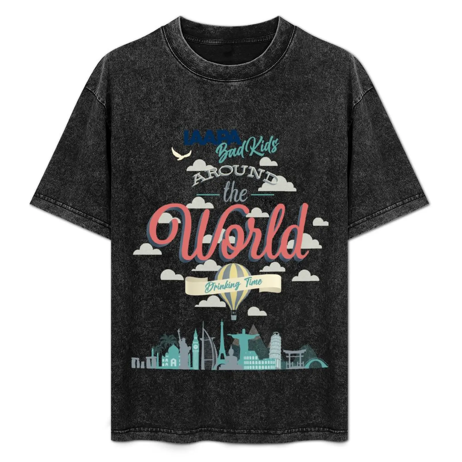 

IAAPA Bad Kids - Around the World T-Shirt Comfortable Workout Short Sleeve Shirt