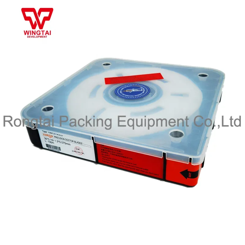 Lâmina Médico AARON Cerâmica Ouro 700 #   Raspador de tinta Rotogravure de qualidade garantida 35x0,15mm