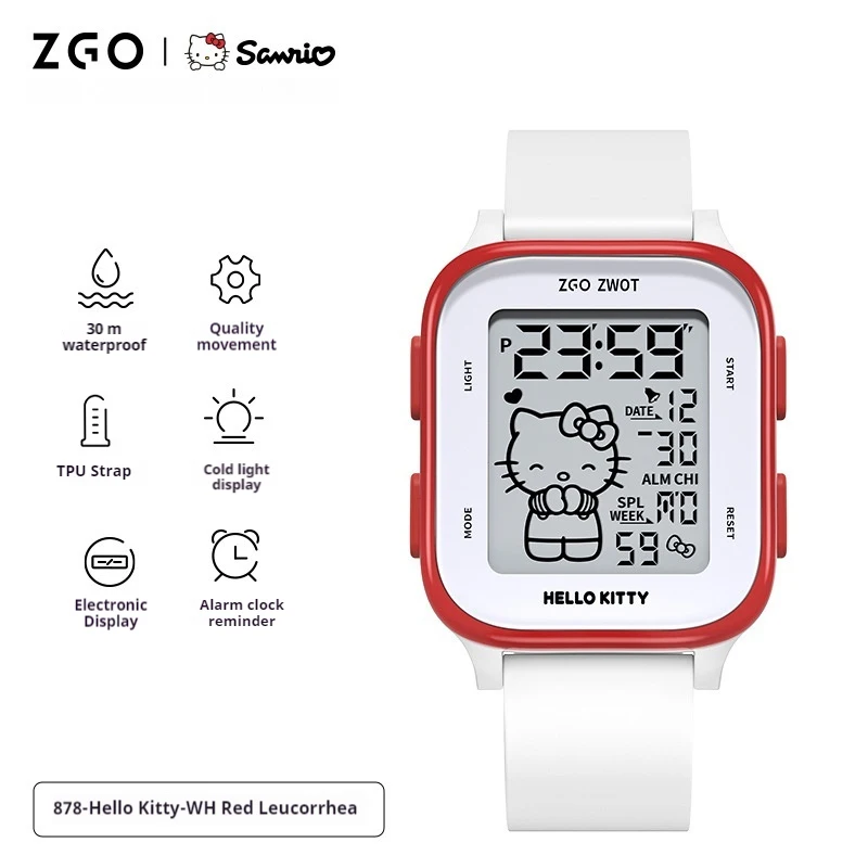 MINISO Brand Collaboration Junior High School Waterproof Luminous Multi functional Electronic Watch Both Children Birthday Gift