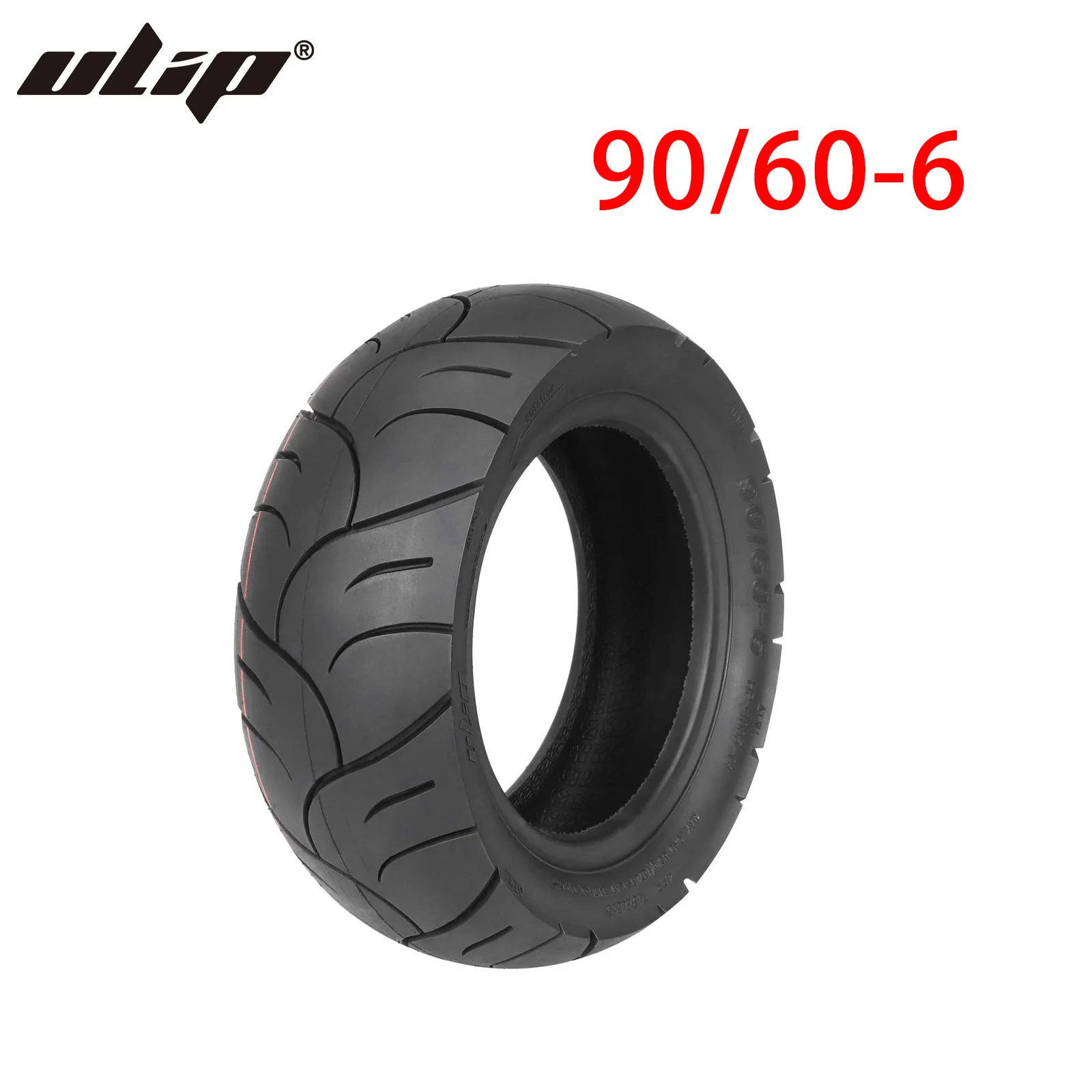 

Ulip 90/60-6 Widened Road Tubeless Tire 11 Inch 4-Layer Thickened Wear-Resistant Anti-Skid Vacuum Tyre For Electric Scooter