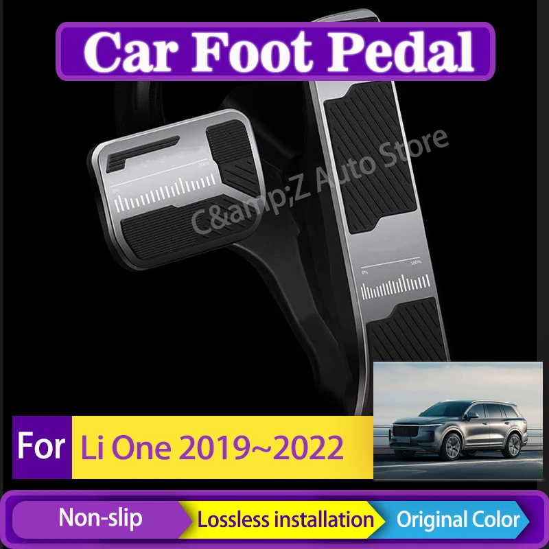 

Car Foot Pedal For Li One Lixiang One 2019 2020 2021 2022 Aluminum Alloy Cover Rest Pedal Brake Accelerator Pads Auto Acessories