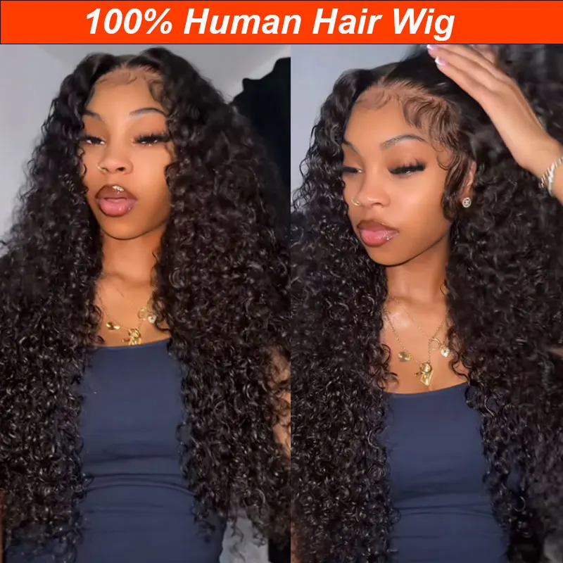 30 40 بوصة شعر مستعار موجة عميقة 250% الكثافة HD الدانتيل الباروكة الأمامية 13x 4/13x6 خصلات الشعر المستعار الإنسان 12A شعر مستعار مجعد مع شعر الطفل قبل قطعها شعر مستعار