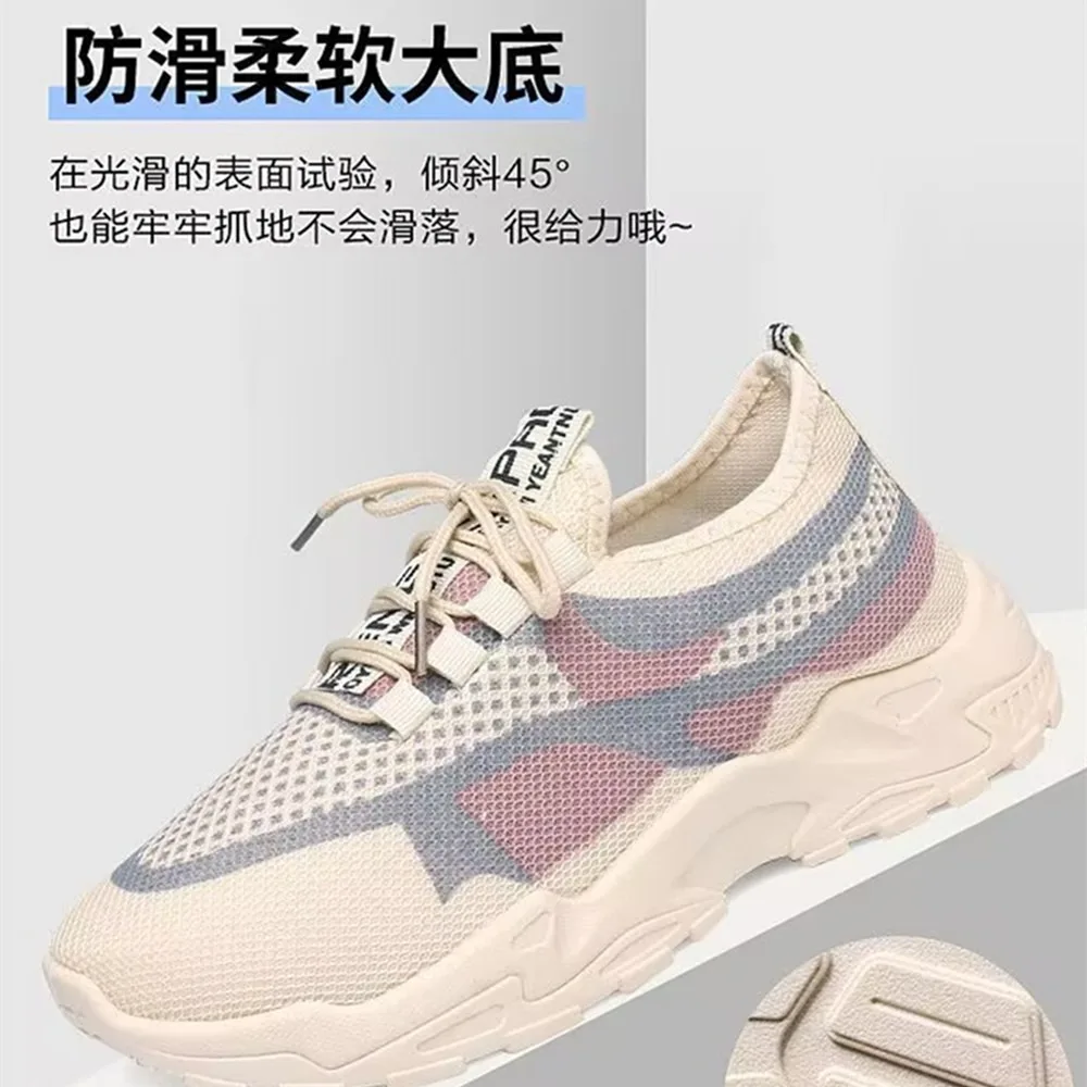 

2025 New female Shoes All-Match Mesh Casual Shoes Deodorant Soft Bottom Shoes Breathable Sneaker