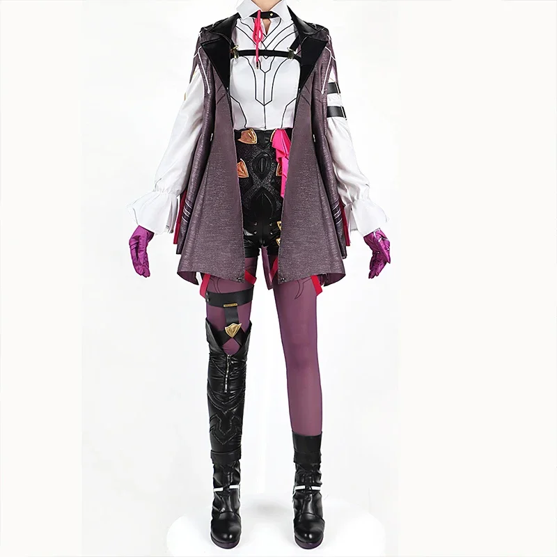 Kafka Costume Cosplay Honkai Star Rail Carnival Uniform Wig Anime Halloween Costumes Women Game Outfit Roleplay di alta qualità