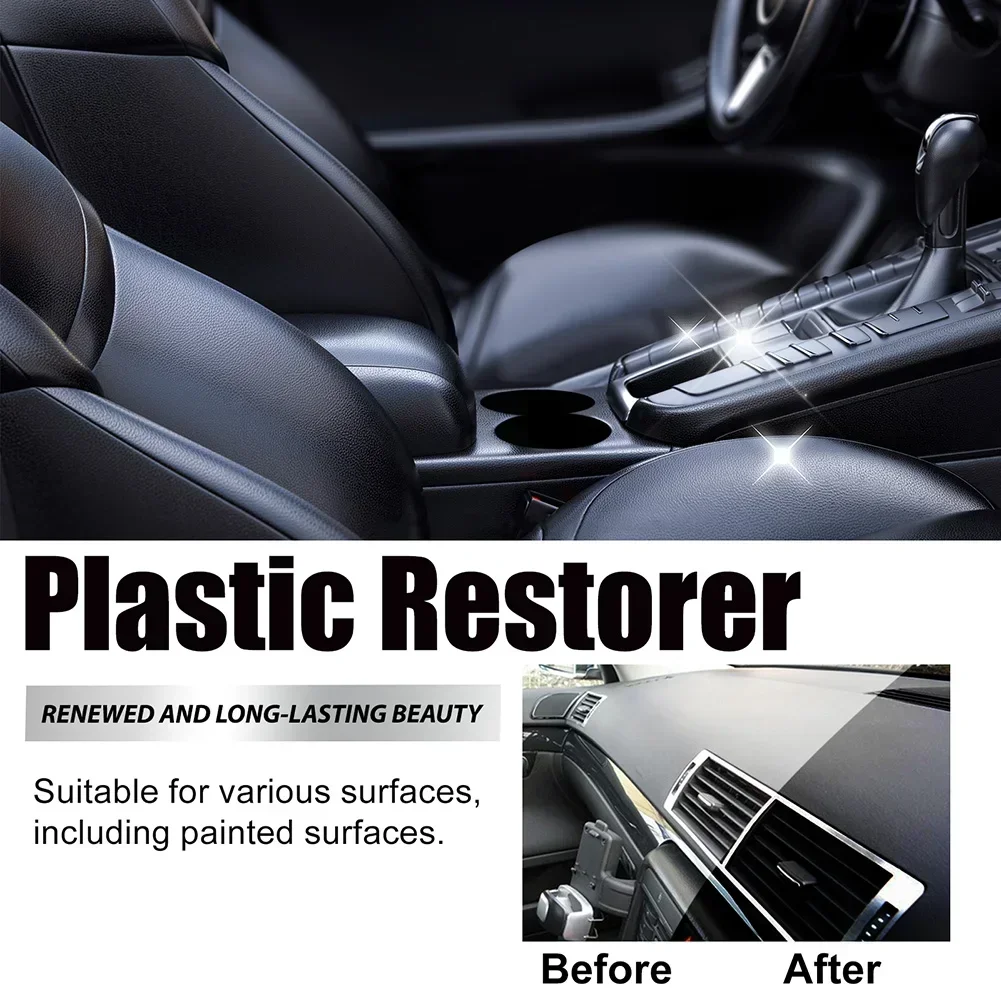 

Car Plastic Restorer Back Car Cleaning Products Auto Polish And Repair Coating Quick Coat For Auto Protect Long-Lasting