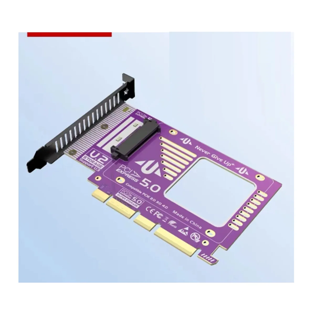 

НОВЫЙ адаптер PCIe 5.0 — U.2 (SFF-8639), твердотельный накопитель GEN5 U.2 128 Гбит/с — карта расширения PCIE X4 X8 X16 для PCIe 4.0/3.0/2.0