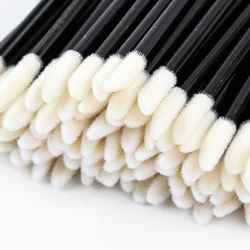 MEISHENJIE 50/1000pcs Lip Brush Wholesale Eyelash Makeup Brushes Lash Extension Mascara Applicator Lipstick Wands Tools