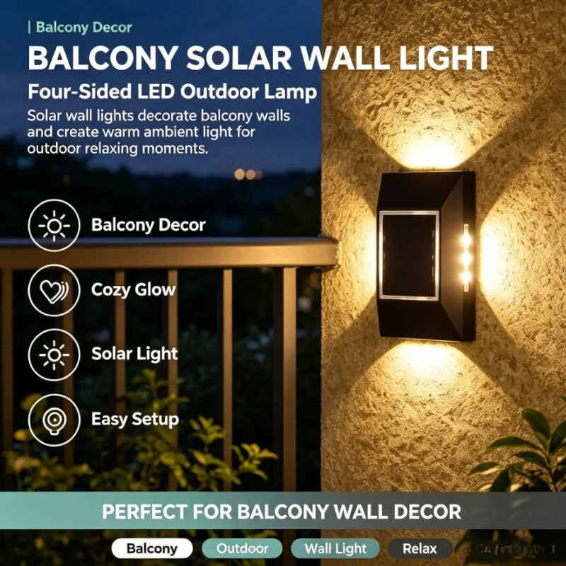 Светодиодный солнечный настенн – обзор и цена Solar Wall Sconce
