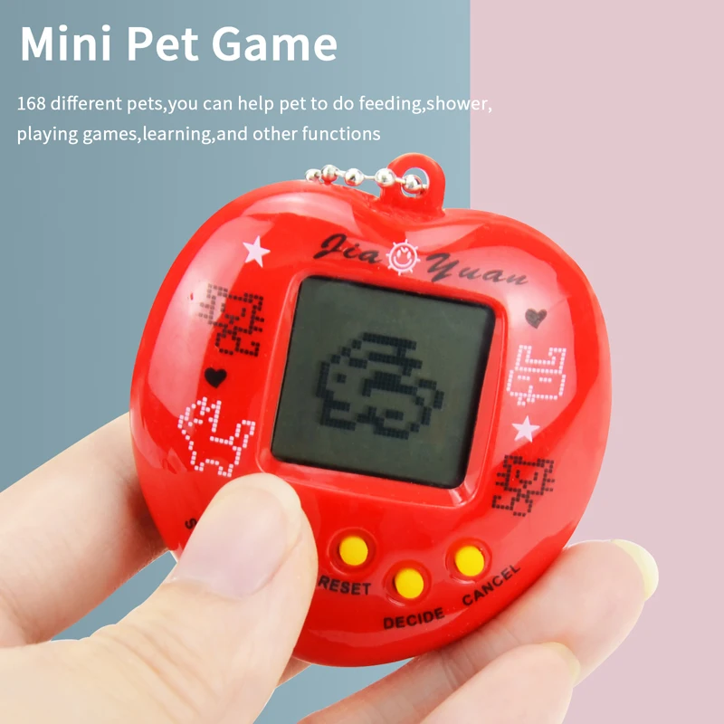 Tamagotchi Original เกมสัตว์เลี้ยงอิเล็กทรอนิกส์168สัตว์เลี้ยงเสมือนจริงเสมือนจริง Cyber Tamagotchi ของเล่นเด็กของขวัญ E สัตว์เลี้ยง Pixel เล่นของเล่นรัสเซีย