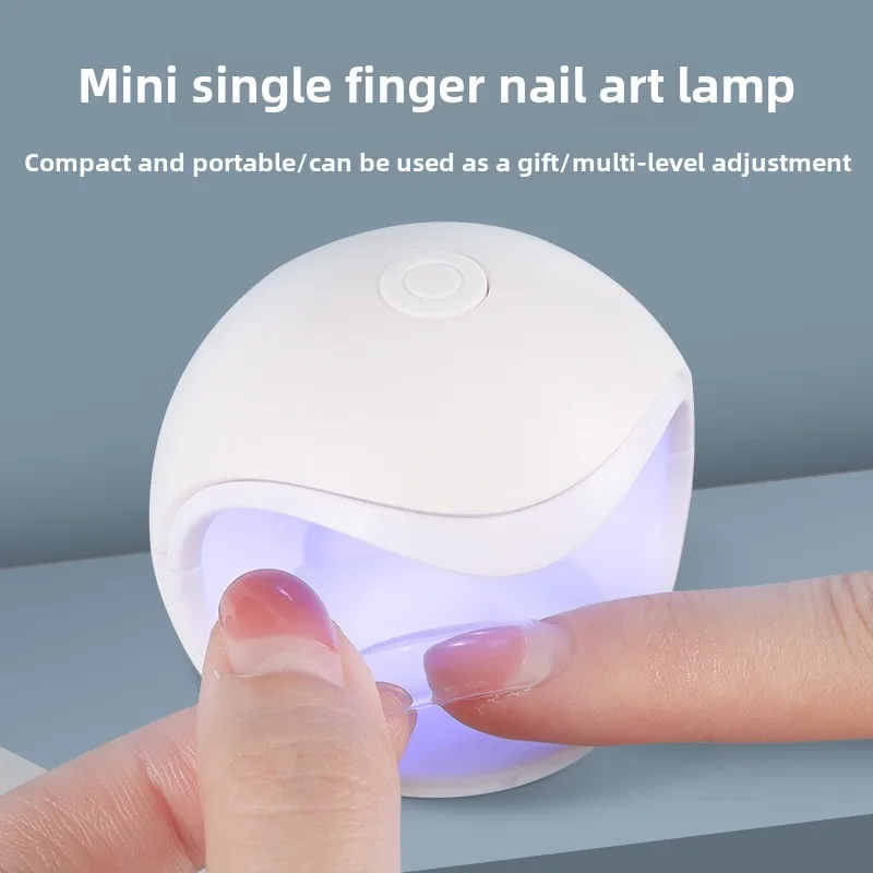 

Portable Mini UV LED Nail Dryer Lamp USB Cable Cute Helmet Design Gel Nail Polish Quick Drying Nail Lamp