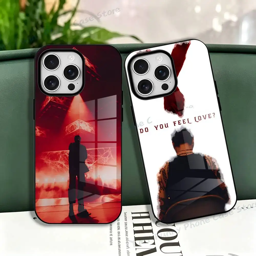 B-Bad Do You Feel Love Omens Silicone Soft Case For iPhone 17,16,15,14,13,12,11 Pro Max For Magnetic Shell Frosted Cover