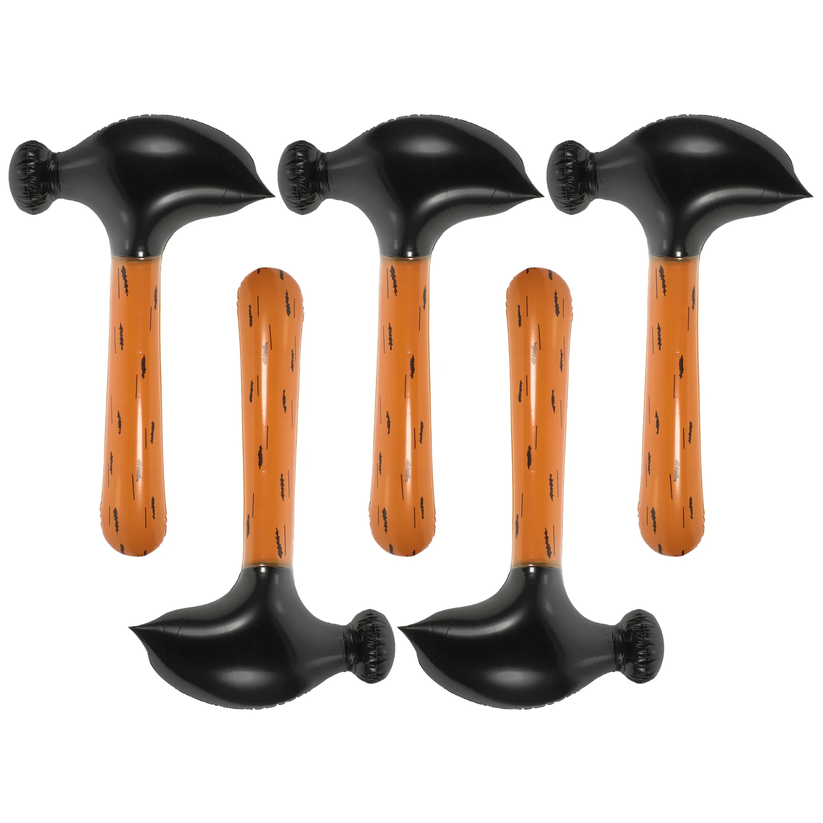 

5pcs Kids Pvc Pool Party Prop Large Hard Handle Funny For Birthday Inflatable Pool Inflatable Hammer Props