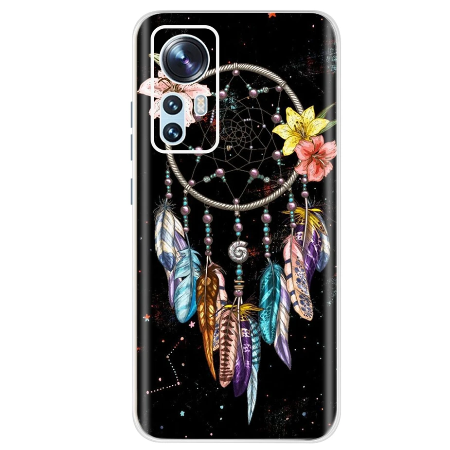 For Xiaomi Mi 12 Lite Case Cute Painted Cover 6.55\'\' Soft Silicone TPU Fundad Phone Case For Xiaomi 12 Lite Mi12 Lite Back Cover