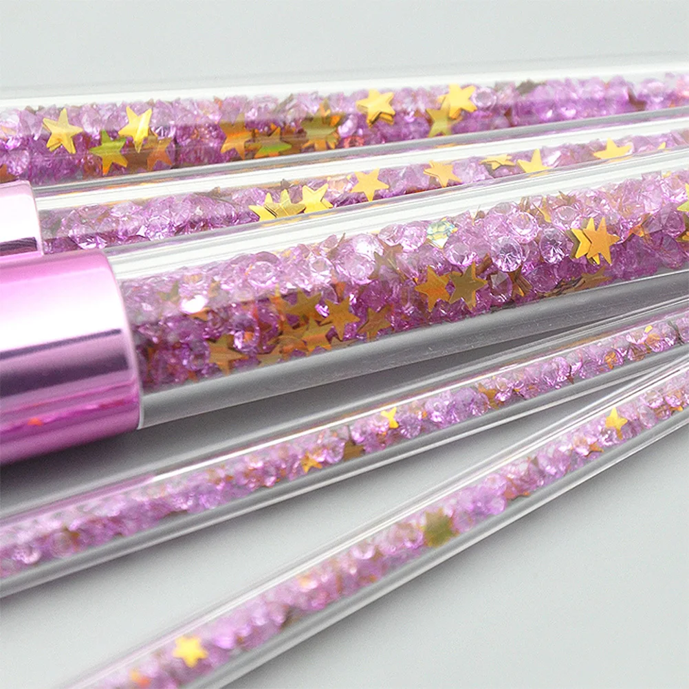 

5Pcs Cosmetics Brush Set Premium Makeup Brushes for Woman Smooth Application Full Coverage Daily and Professional Makeup Kit