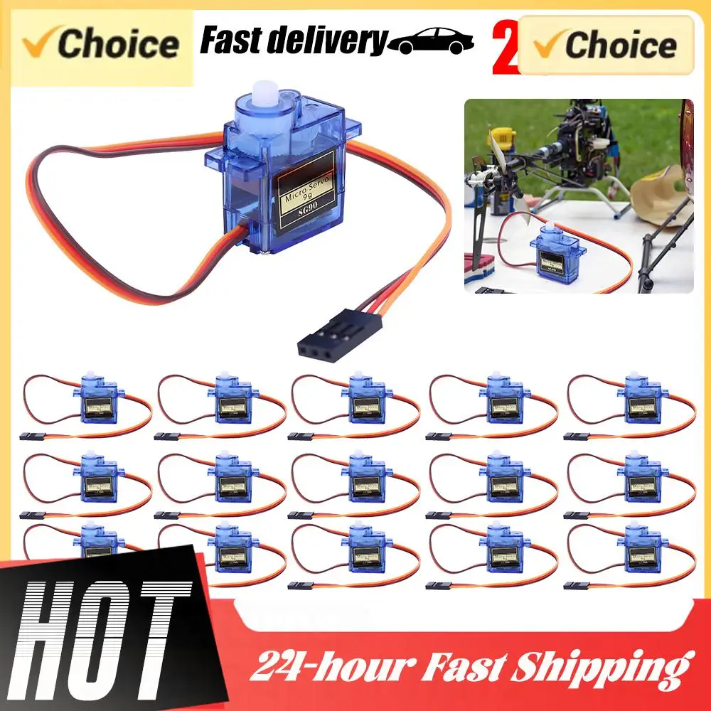 SG90 9G Micro Servo for 450 Fixed-Wing QC-Certified Small Servo Essential RC Model Accessory for RC Helicopter Aircraft Airplane