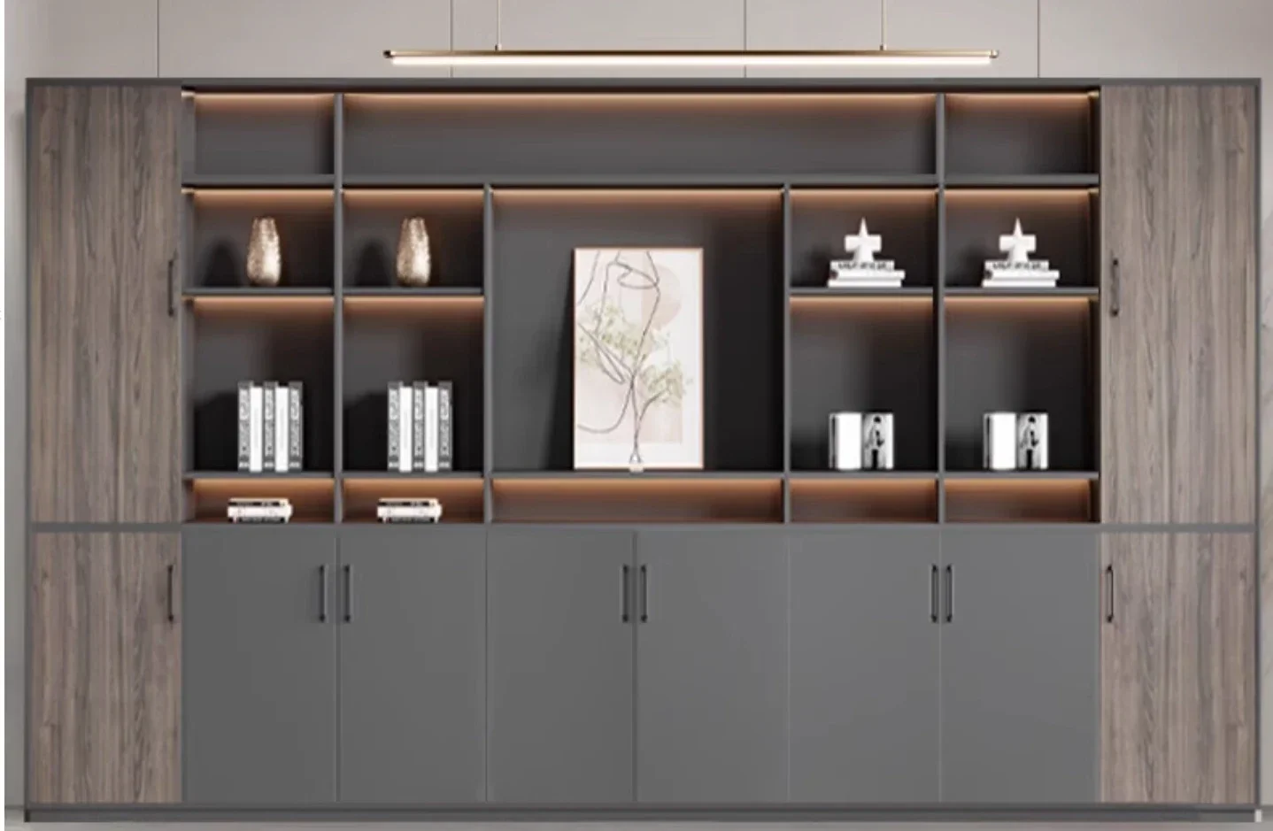 Executive Pro Sta-bureau Slimme oplaadorganizer Ergonomische bewegingsbediening Kantooroplossing Geheime casa Executiva-meubilair