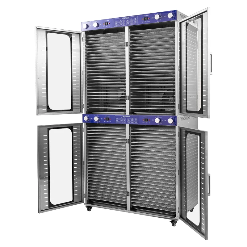 96 صواني مجفف فواكه كهربائي - 4 غرف منفصلة من الفولاذ المقاوم للصدأ آلة تجفيف الزنجبيل #3