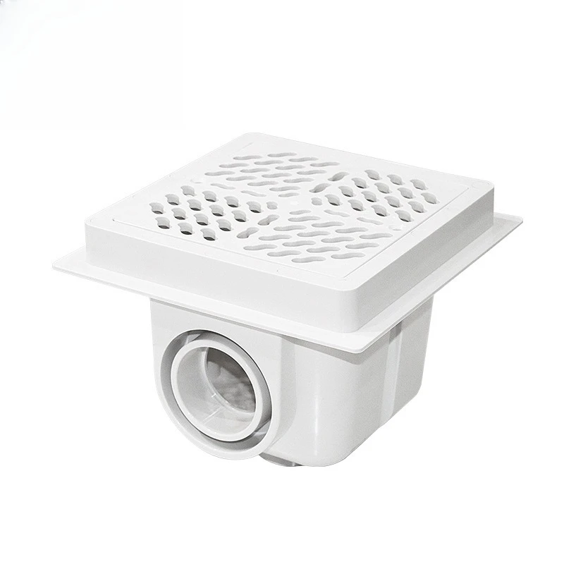 

Swimming pool main row grille, white ABS non-slip pool grille plastic cover