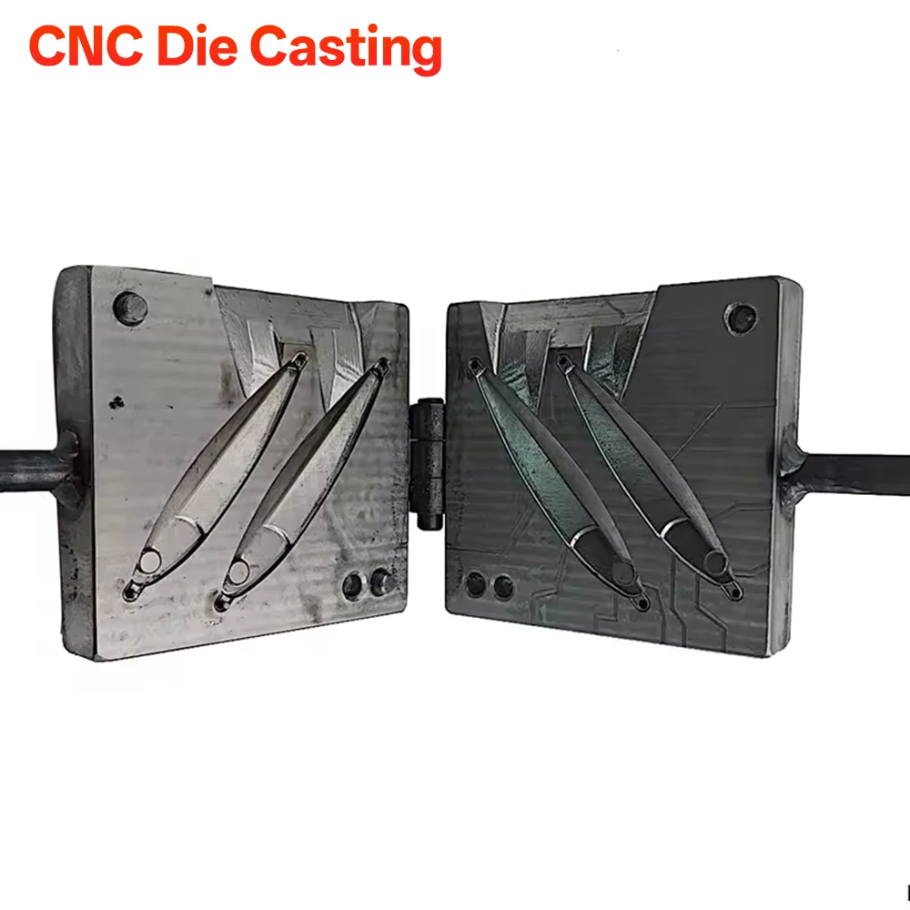 

‌ Профессиональная пресс-форма для литья под давлением с ЧПУ для изготовления рыболовных приманок, высокоточная металлическая литейная форма для производства снастей