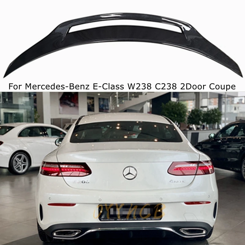 

For Mercedes-Benz E-Class W238 C238 2Door Coupe GT Style Carbon Fiber Rear Spoiler Trunk Wing 2017-2023 FRP black Forged Carbon