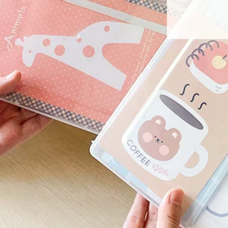 1PC PP A4 Paper File Storage Archive Data Desktop Sorting Box Office Storage Portable Storage Box