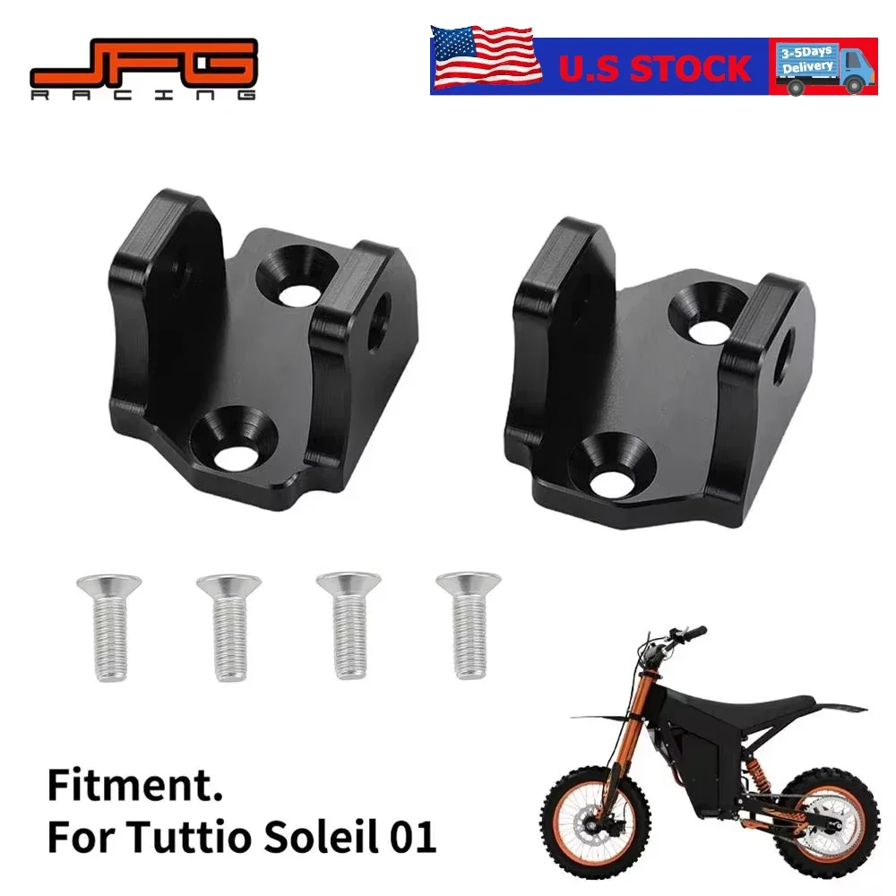 US Stock Foot Pegs Bracket Holder Pedal Stand For Tuttio Soleil 01 Electric Dirt Bike Motorcycles Parts E-bikes Modified Accessories Durable