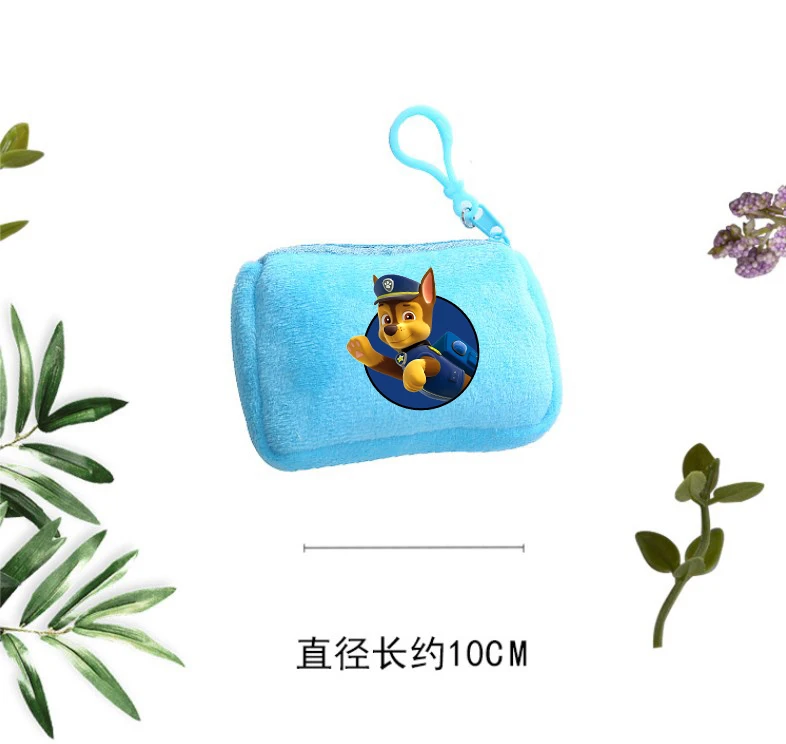 PAW Patrols Kids Adult Plush Coin Purse Marshall Rubble Chase Rocky Zuma Skye Everest Anime Cartoon Wallet Storage Mini Bag Kids