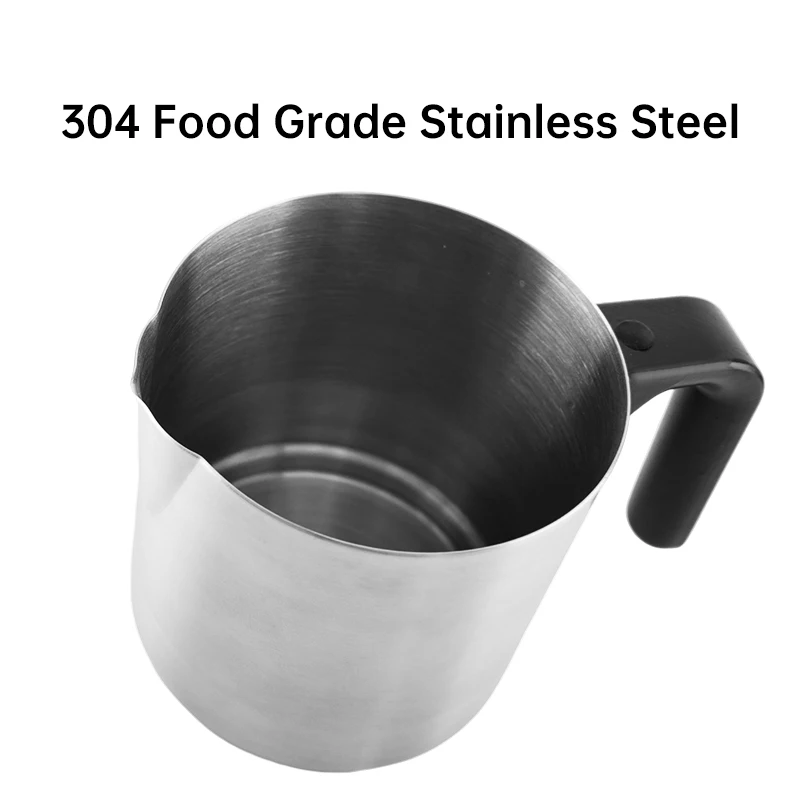 Electric Portable Battery Mini Milk Frother Automatic Stainless Steel Milk Steamer