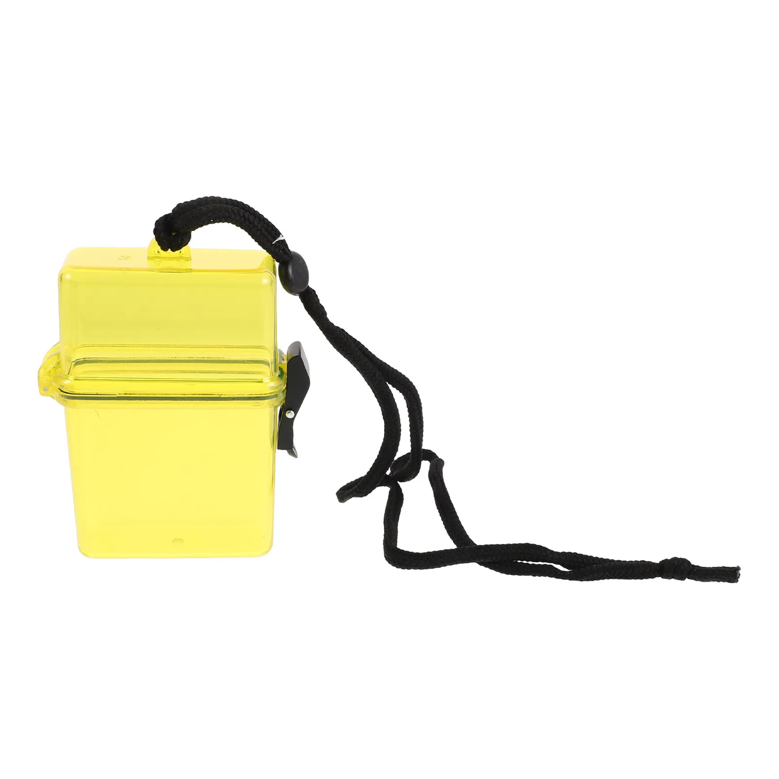 Boîte étanche en plastique pour extérieur, boîte de plongée avec loquet à corde, étui flottant étanche pour la plage, rangement sécurisé pour clés et cartes d'identité