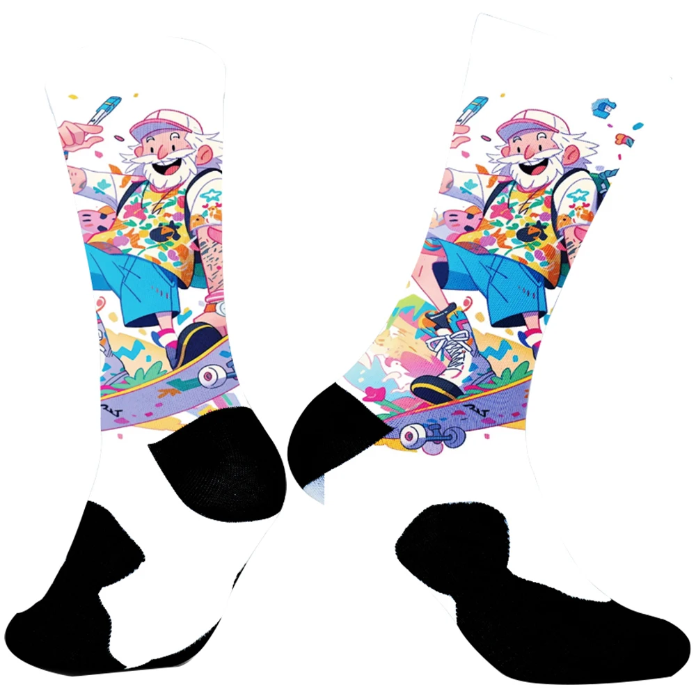 Funny Novelty Crazy Design Socks para homens e mulheres, Fun Socks, New