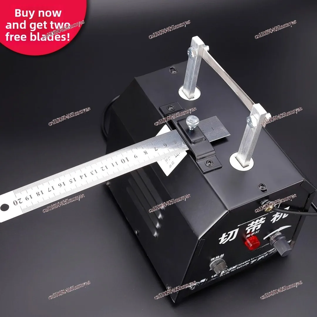 Manual tape cutting machine/tempered type thermal shear trademark hot cutting machine