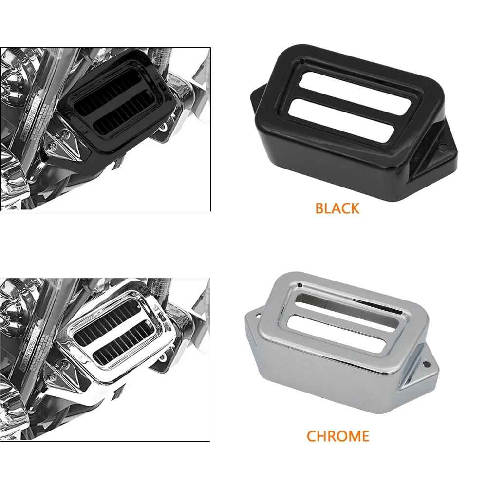 

Motorcycle Chrome Voltage Regulator Cover For Harley Road King FLHR Ultra Classic Street Glide 1997-2008