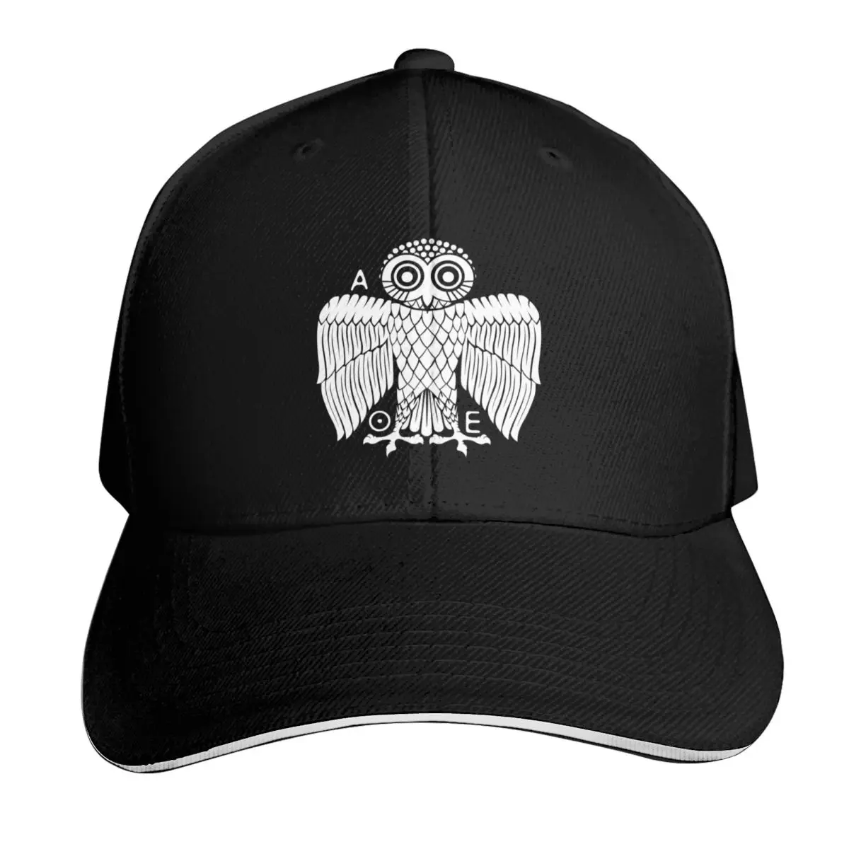 

Owl of Athena (3rd version - without border) Baseball Cap Streetwear Beach Sun Hat For Children Caps Male Women's