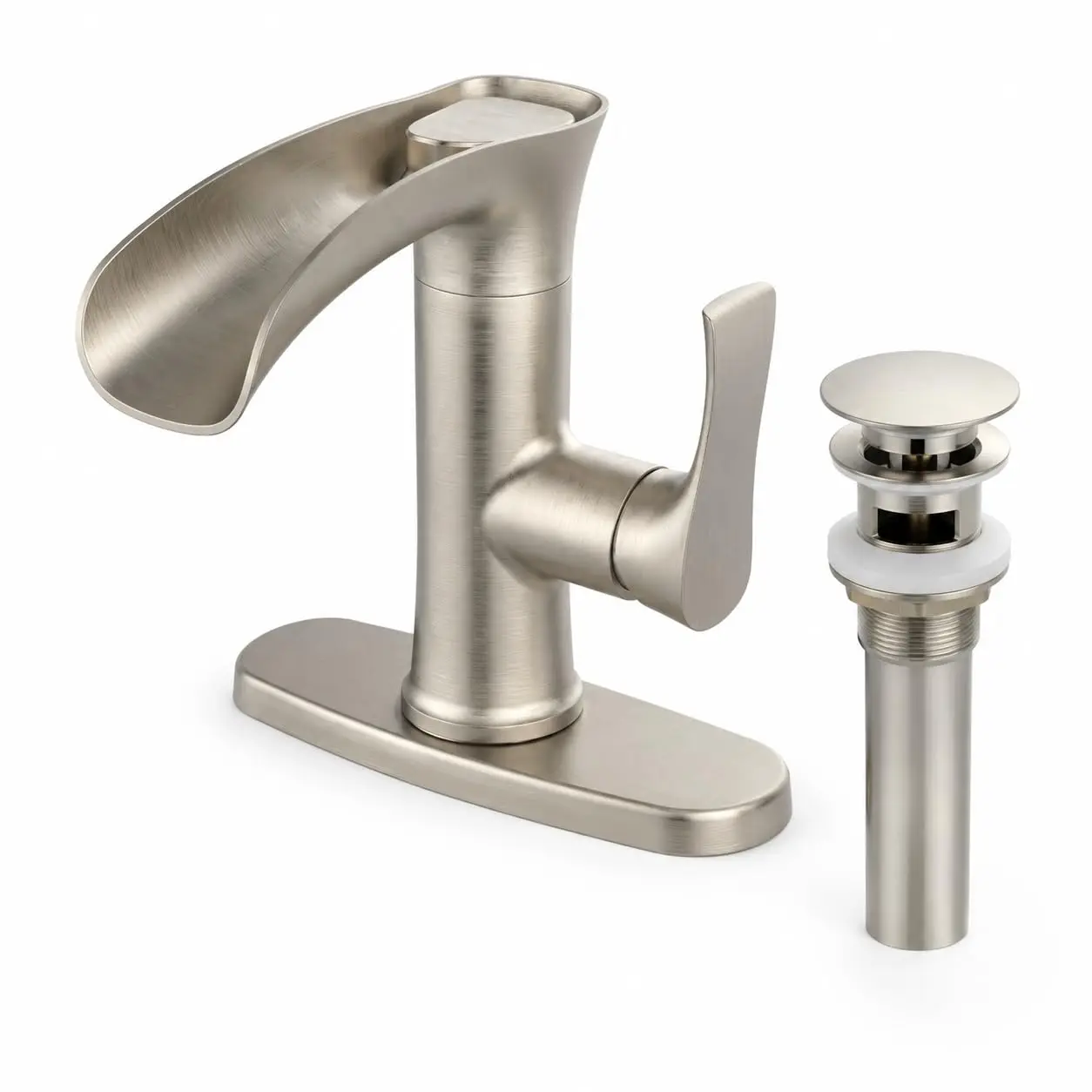 HiMISS Modern Waterfall Bathroom Faucet image 13