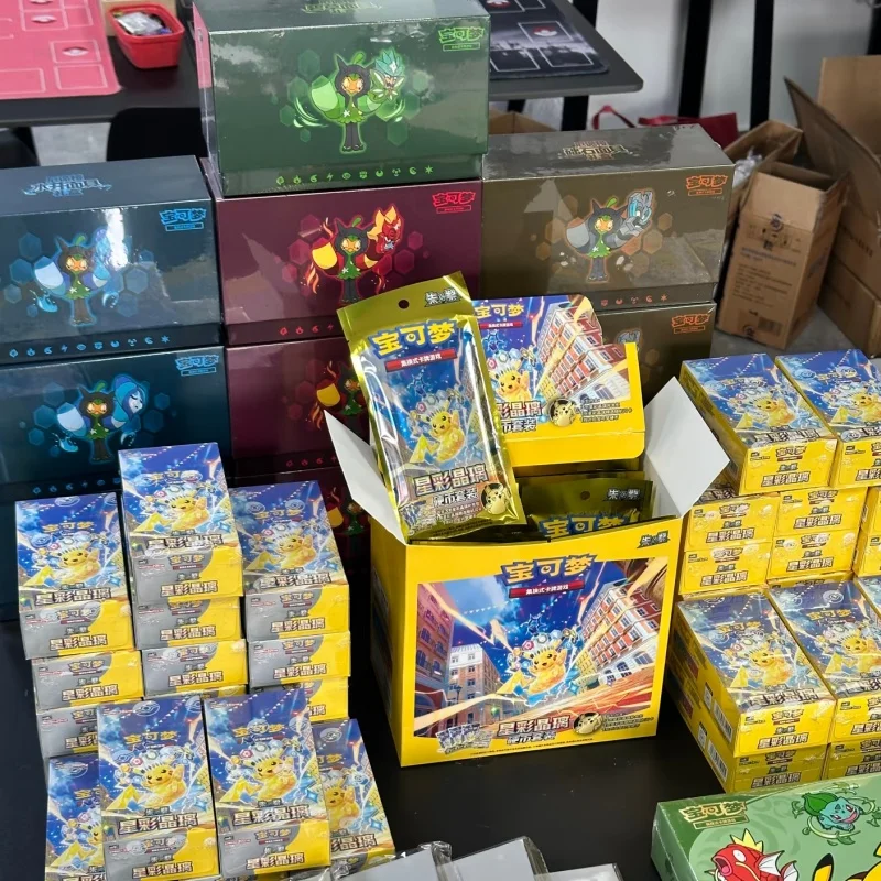 

Original In Stock Ptcg Pkm:Scarlet&Violet Shining Crystal Serise Simplified Chinese Booster Pack Ogerpon Box Surprise Cards Gift