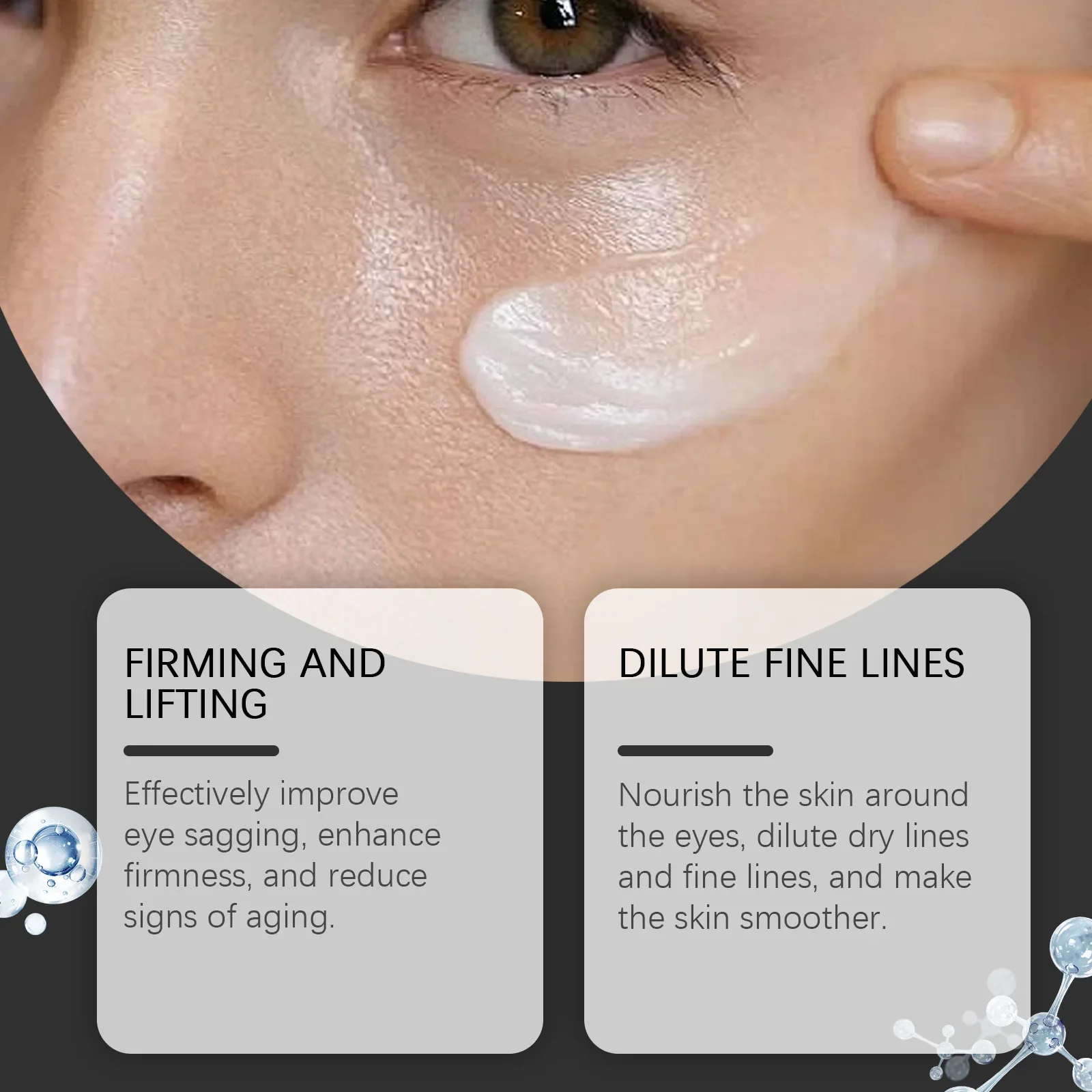 Eye Fine Line Lifting Cream Fade Fine Line Eye Bags Soften and Firm Skin Eliminate Puffiness and Dark Circles Mproves Eye Skin