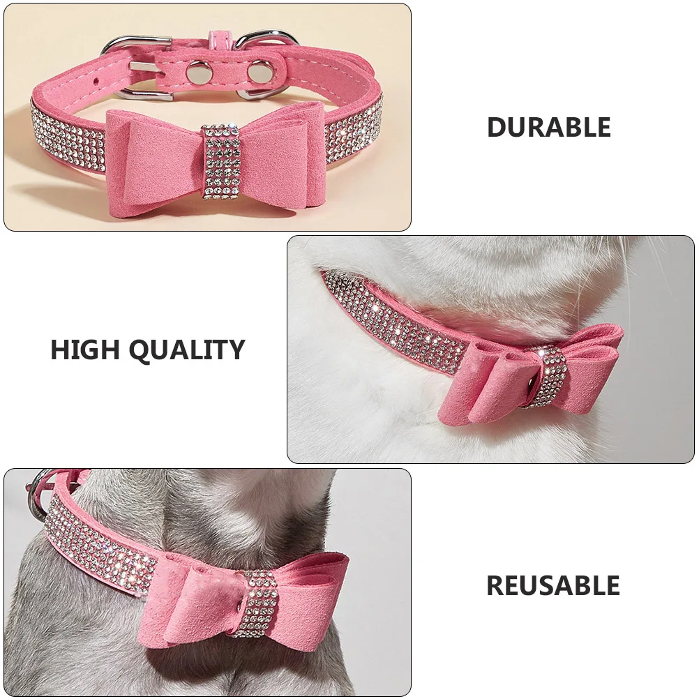 

1 Set Microfiber Dog Adjustable Pet Collar Durable Wear-Resisting Comfortable Reusable Easy Clean Heavy Duty Outdoor Hiking