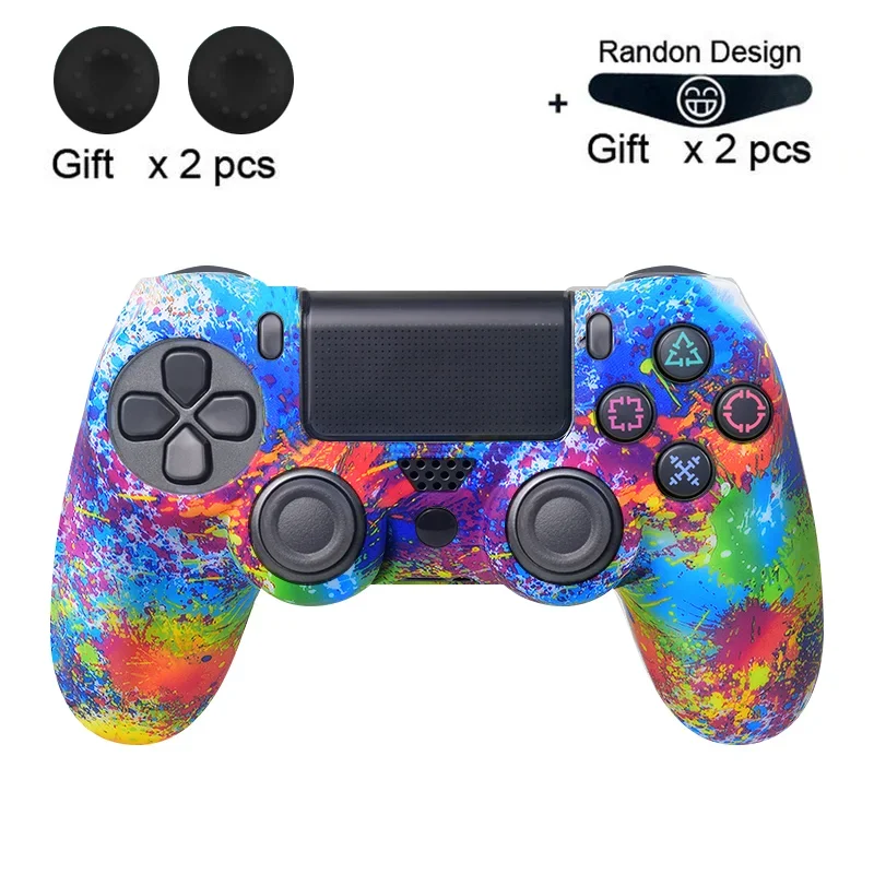 DATA FROG Camo Silicone Protective Skin Cover With Thumb Grips For PS4 PS4 Slim PS4 Pro Game Controller Accessories
