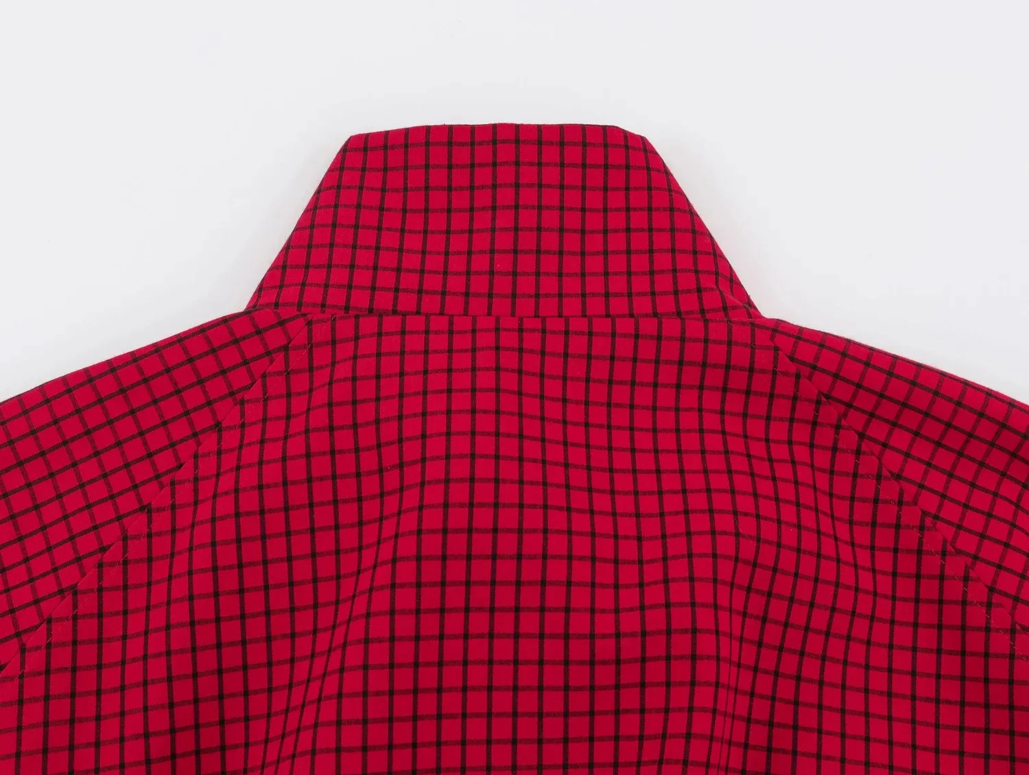 Damenmode Rote Karierte Bomberjacken für Frauen 2026 Neue Langarm-Reißverschlussjacke Damen Herbst Streetwear Freizeitmantel – Detail 6