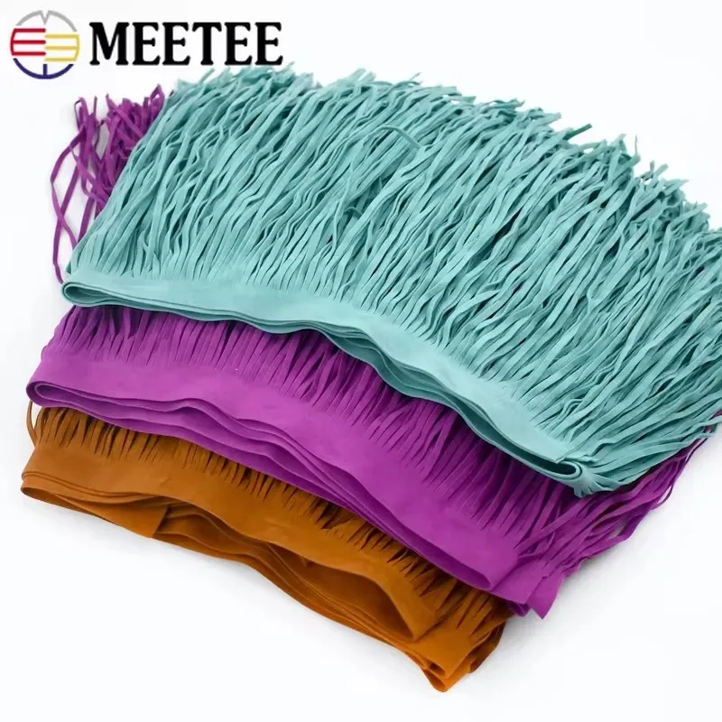 2Meters 10-30cm Tassel Fringe For Clothes Bags Lace Trims Decoration Curtain Home Textile Tassels Webbing Garment Sewing Fabric