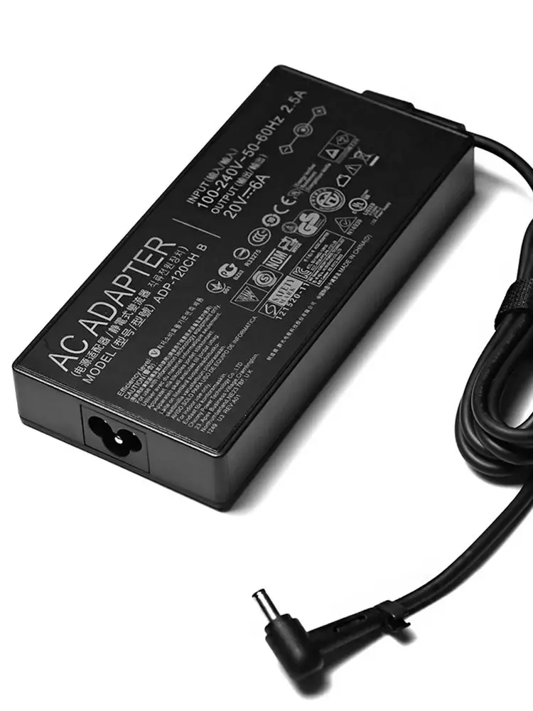 Adaptateur d'alimentation 120W 20V 6A 5.5x2.5mm pour Mini ordinateur portable Inter NUC10 NUC13VYKi7 NUC13AN[x]i5 NUC13L3[x]i7
