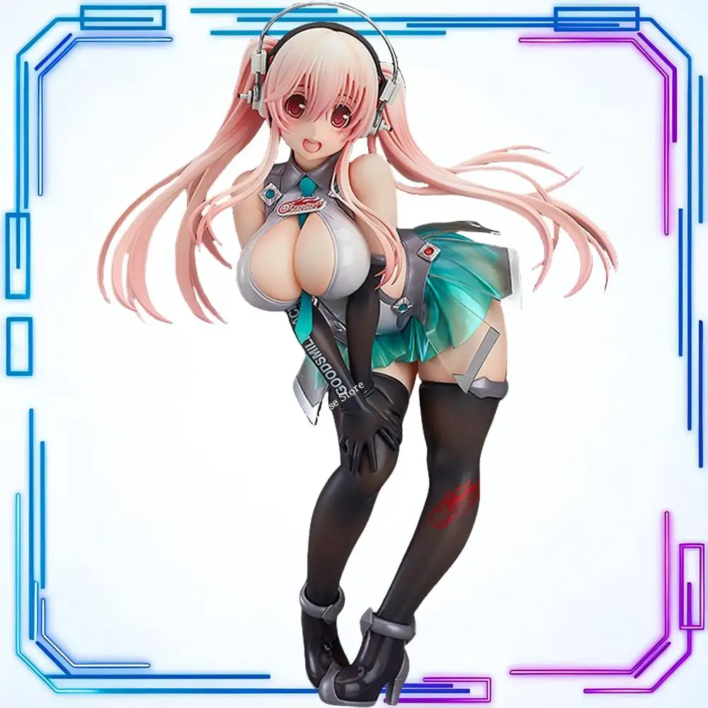 In Stock Max Factory Original Genuine SoniAni: Super Sonico The Animation Sonico 1/7 Racing 22cm Collections Model Toy Figures