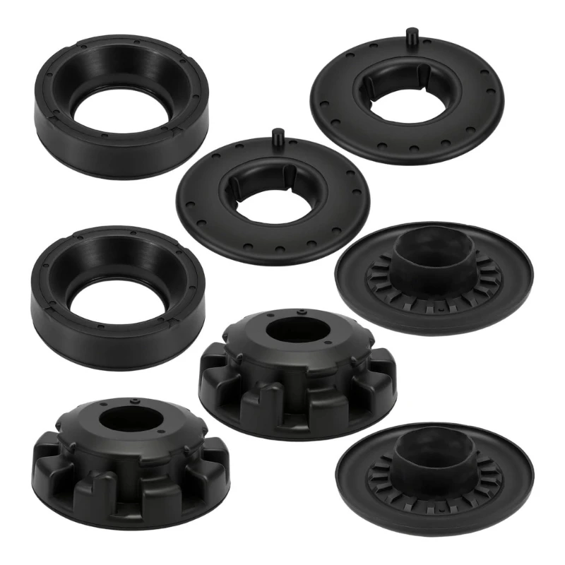 37JE Spring Insulator for 1999-2004 Suspension Repair, Part Numbers 52088402AB K160061, Front Rear Replacement Set, Black 1