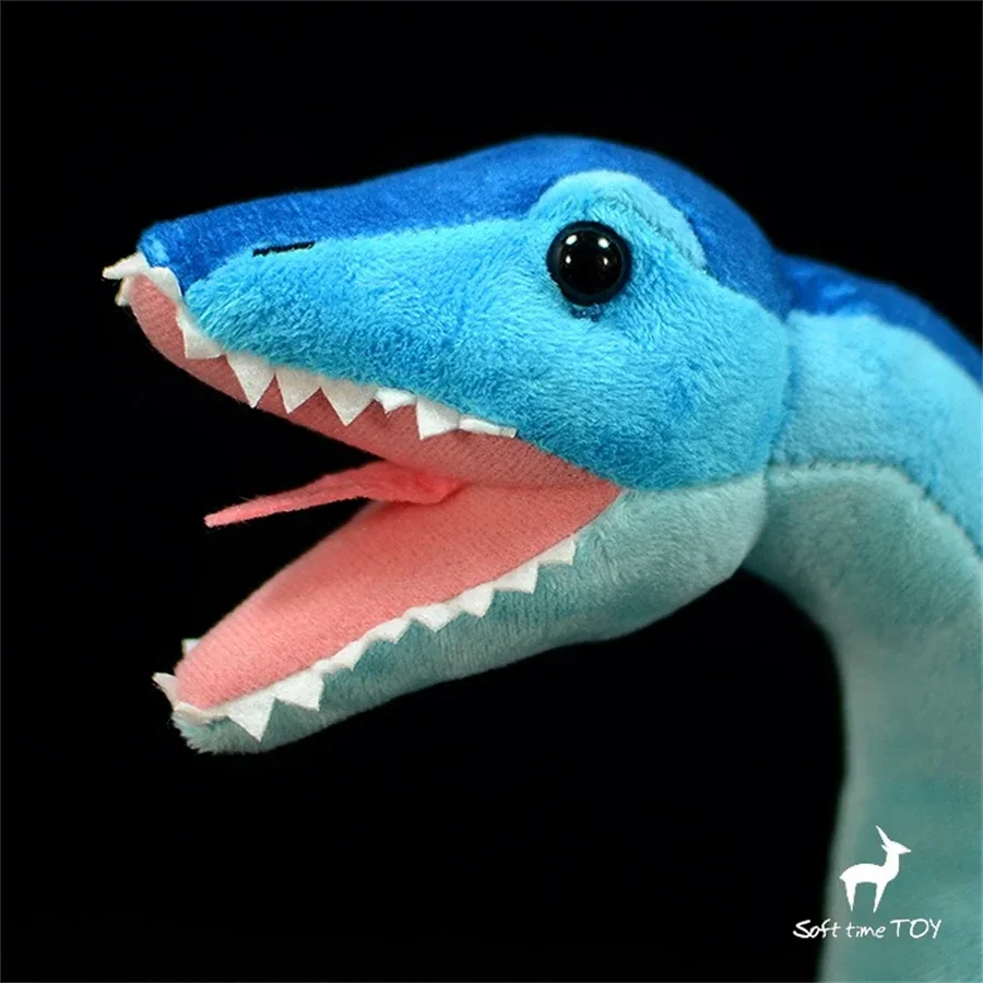 Plesiosaur Plush Toy Sea Dragon Dinosaur Plushie Lifelike Plesiosaurus Stuffed Animal Loch Ness Monster Doll Gifts Collectors