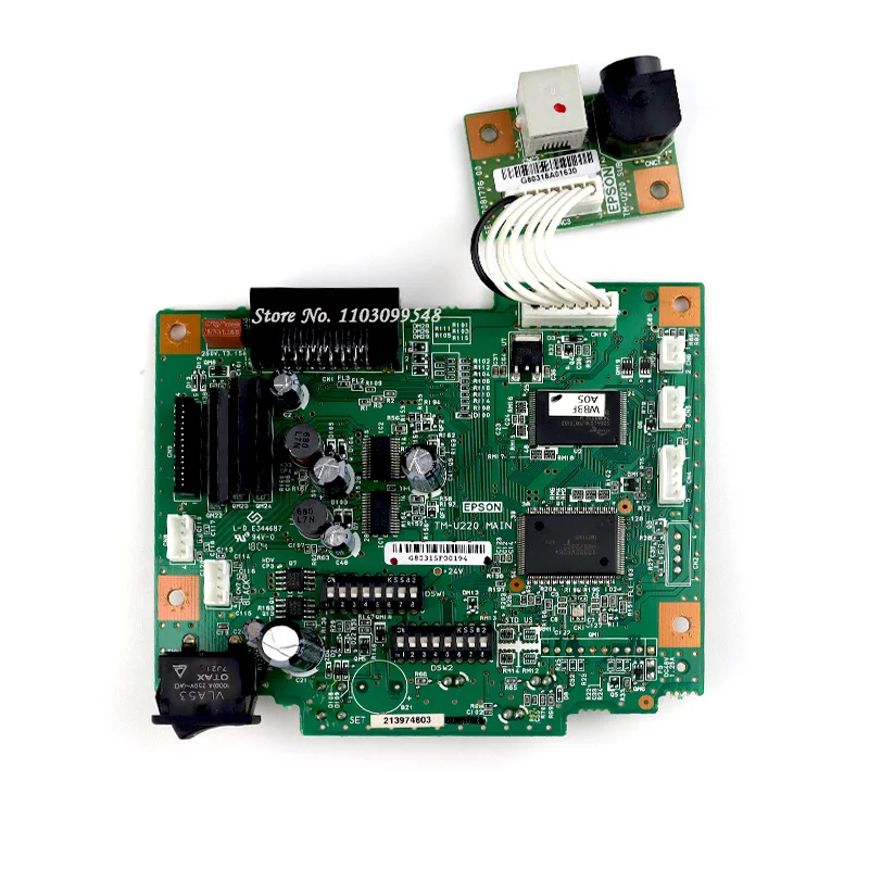 TM U220 Mainboard Printhead สําหรับ Epson TM-U220B M188B Printhead และหลัก Logic Circuit Board พร้อม Power Adapter Board